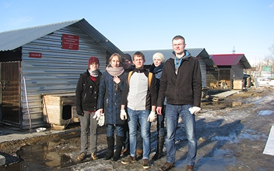 члены волонтерского отряда