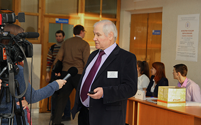 Интервью М.П.Лапчика омскому телевидению