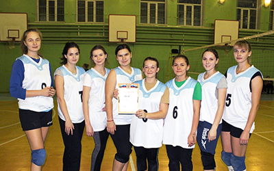 Волейбольная команда факультета