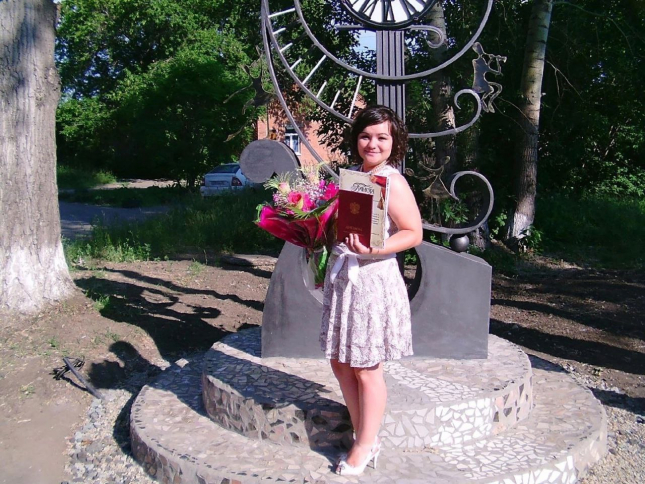 Выпускница ОмГПУ Дарья Гаврилова