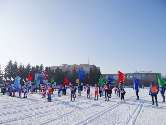 Студенты ОмГПУ приняли участие в забеге «Лыжня России»