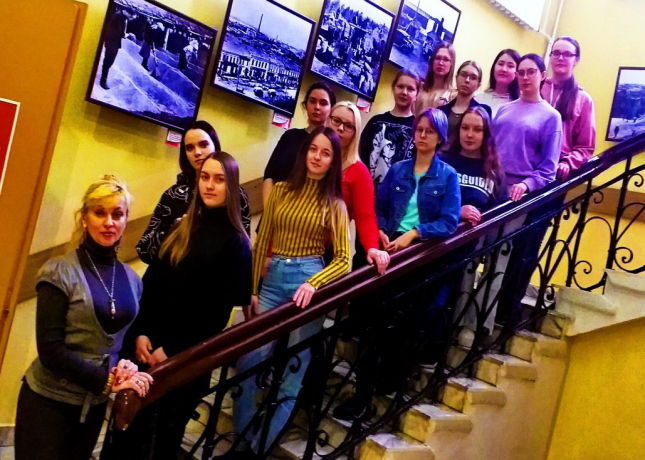 Студенты ОмГПУ посетили Музейный комплекс воинской славы омичей